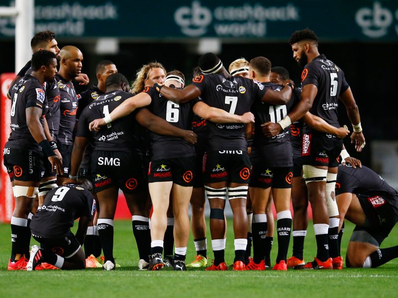 DURBAN, SOUTH AFRICA - OCTOBER 09: General views during the Super Rugby Unlocked match between Cell C Sharks and Emirates Lions at Jonsson Kings Park on October 09, 2020 in Durban, South Africa. (Photo by Steve Haag/Gallo Images)